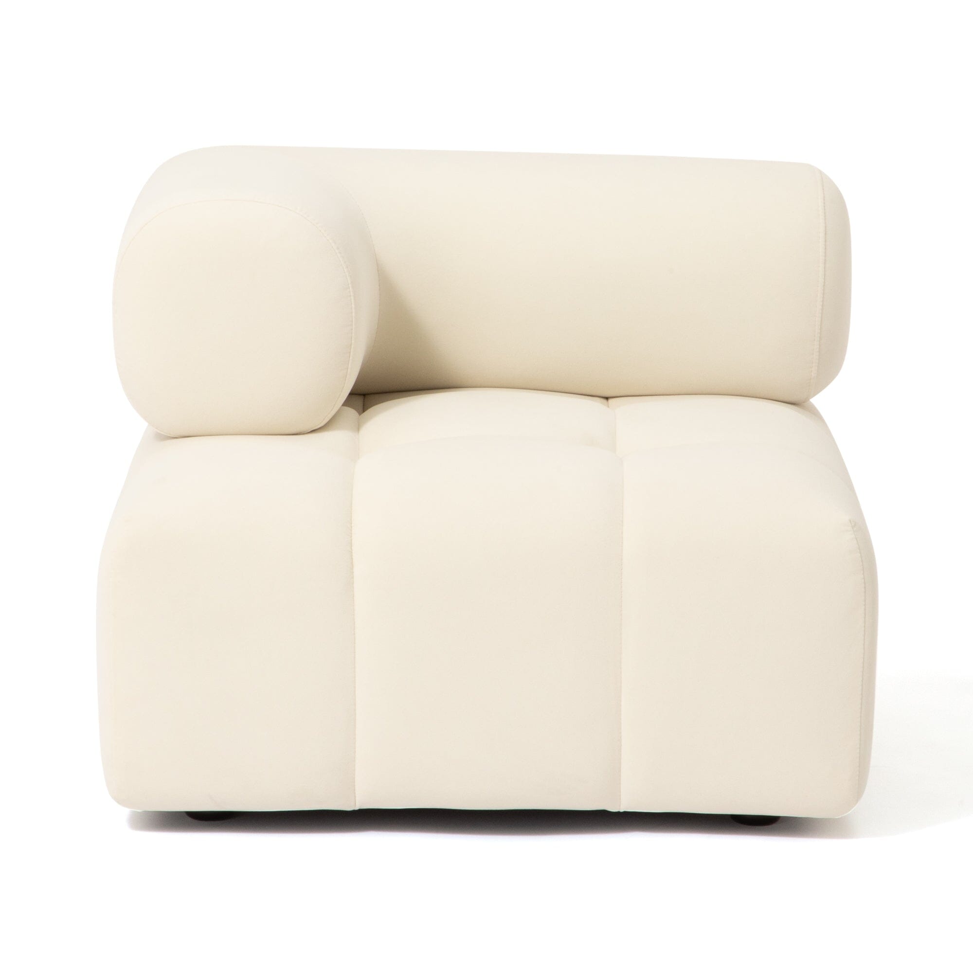 Puffy Sofa Arm R White W795×D795×H630