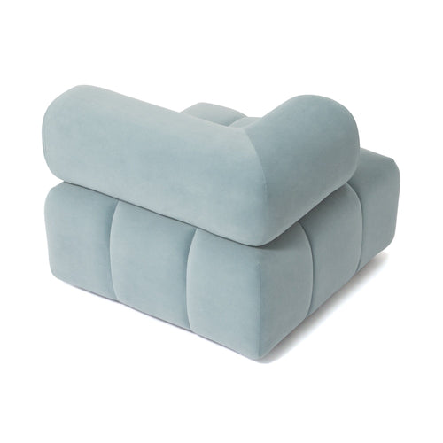Puffy Sofa Arm R Blue W795×D795×H630