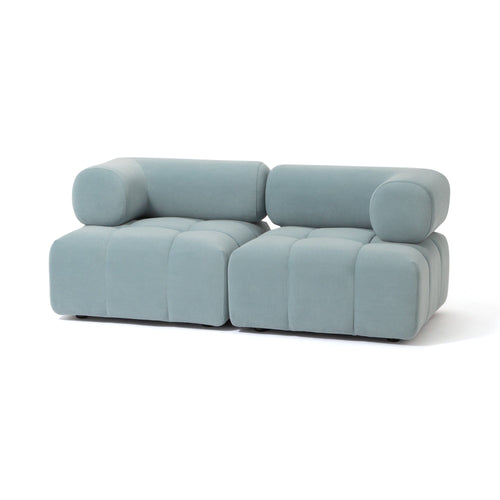 Puffy Sofa Arm R Blue W795×D795×H630
