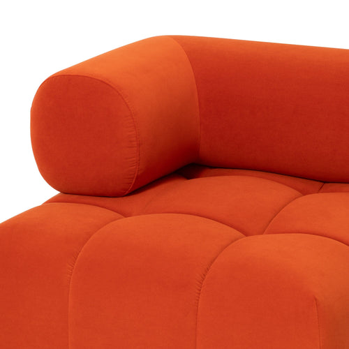 Puffy Sofa Arm R Orange W795×D795×H630