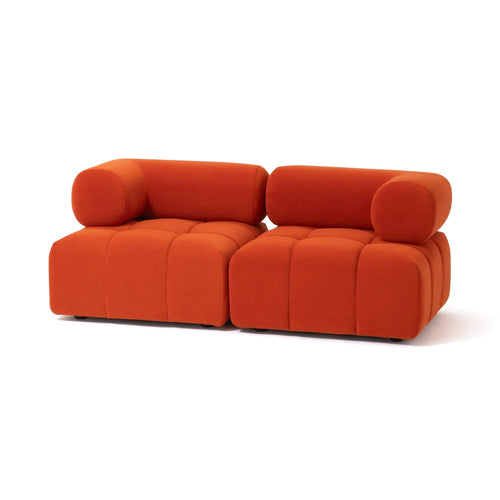 Puffy Sofa Arm R Orange W795×D795×H630