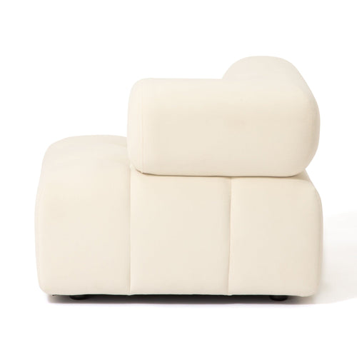Puffy Sofa Arm L White W795×D795×H630