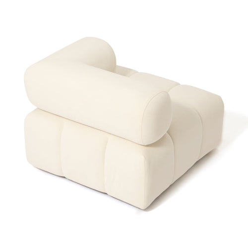Puffy Sofa Arm L White W795×D795×H630
