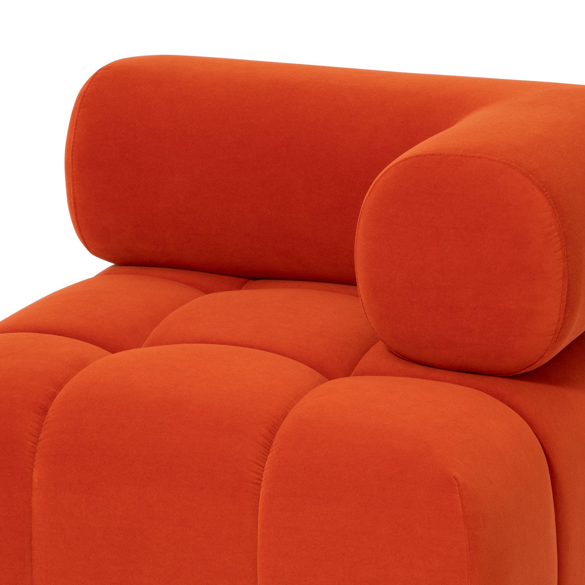 Puffy Sofa Arm L Orange W795×D795×H630