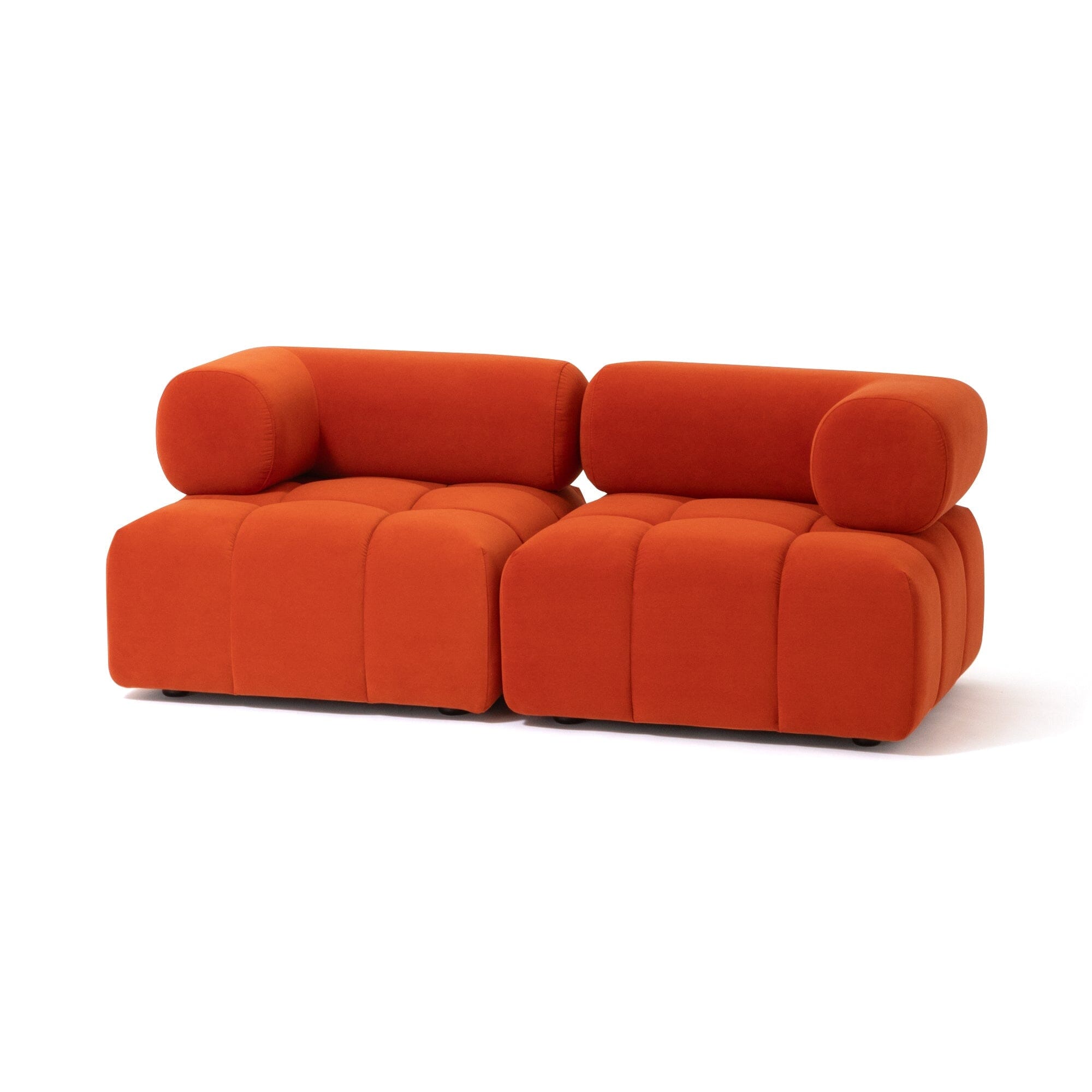 Puffy Sofa Arm L Orange W795×D795×H630