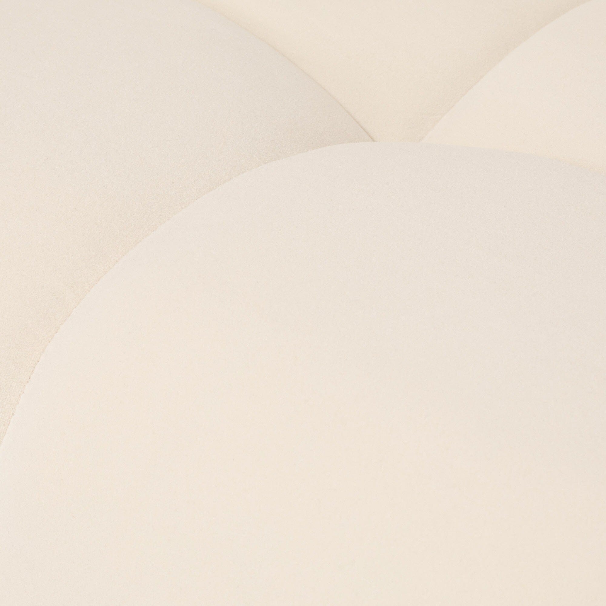 Puffy Sofa Armless White W795×D795×H630