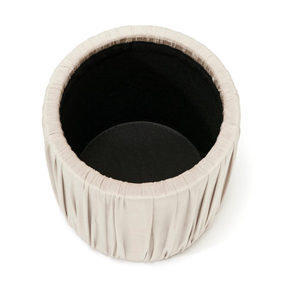 Plisse Stool Gray X Beige