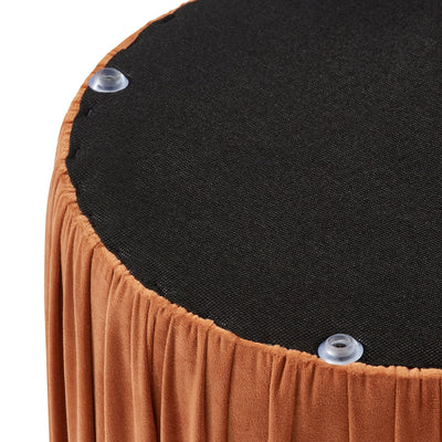 Plisse Stool Orange