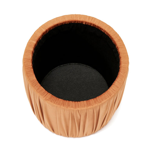 Plisse Stool Orange