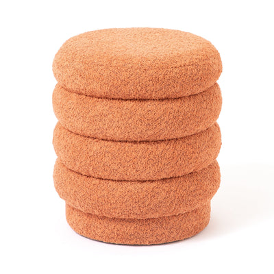 Bomley Stool 2 Orange W380×D380×H430