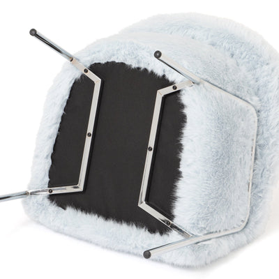 Pelucia Sofa Light Blue And Silver W720×D730×H730mm