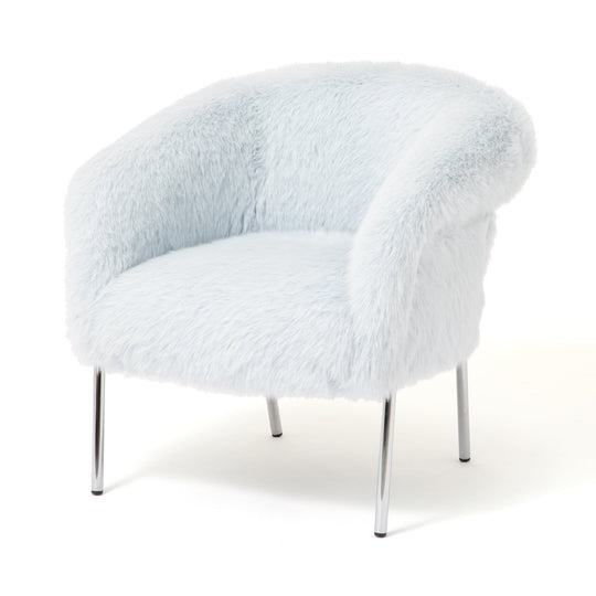 Pelucia Sofa Light Blue And Silver W720×D730×H730mm