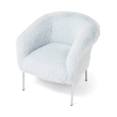 Pelucia Sofa Light Blue And Silver W720×D730×H730mm