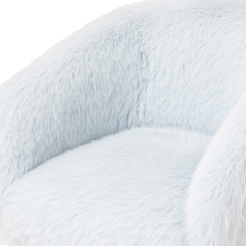 Pelucia Sofa Light Blue And Silver W720×D730×H730mm