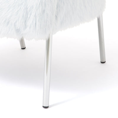 Pelucia Sofa Light Blue And Silver W720×D730×H730mm