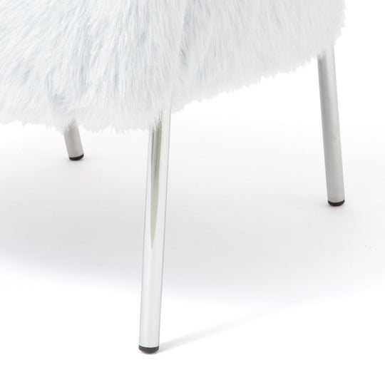 Pelucia Sofa Light Blue And Silver W720×D730×H730mm