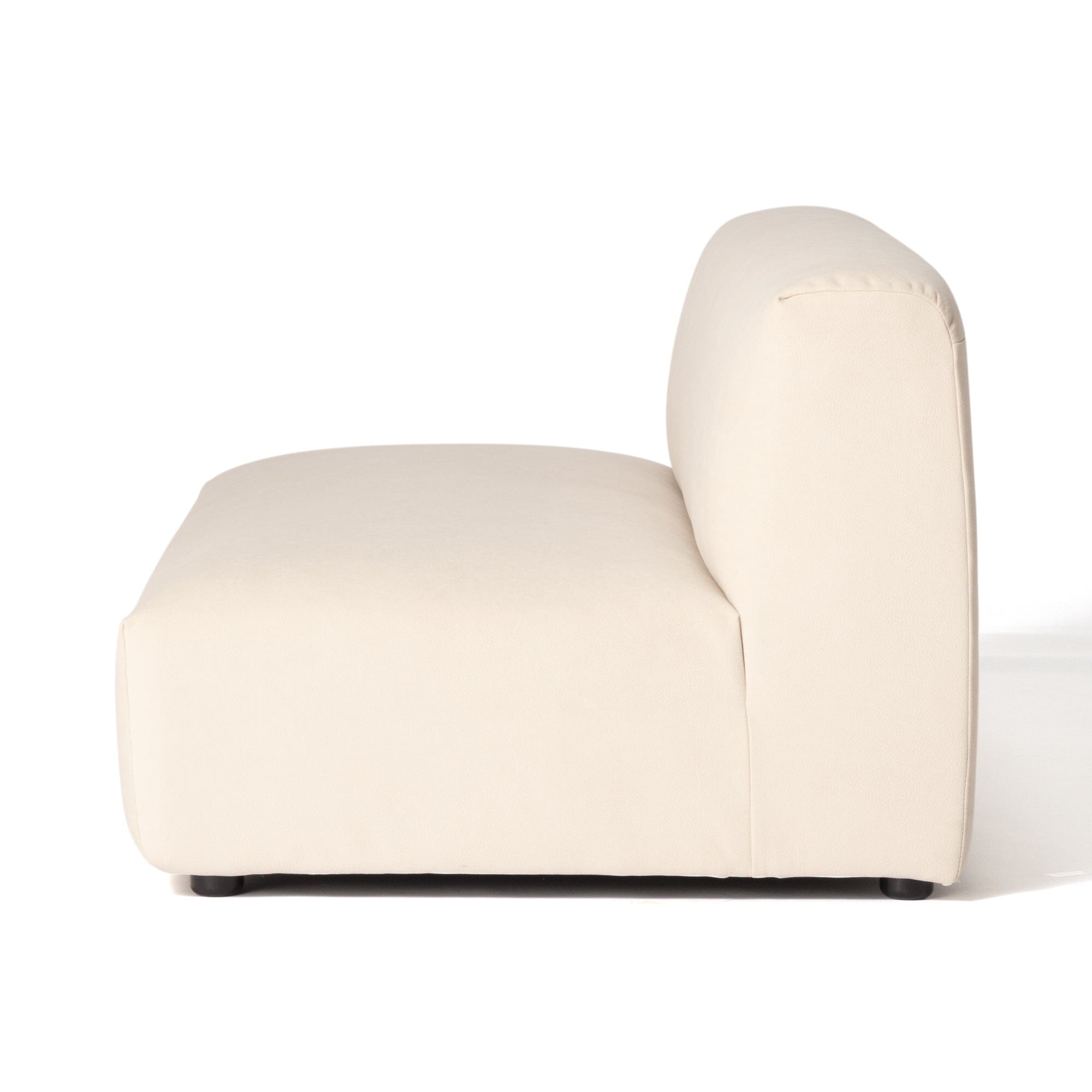 Aurea Armless Sofa 2 Seater Beige