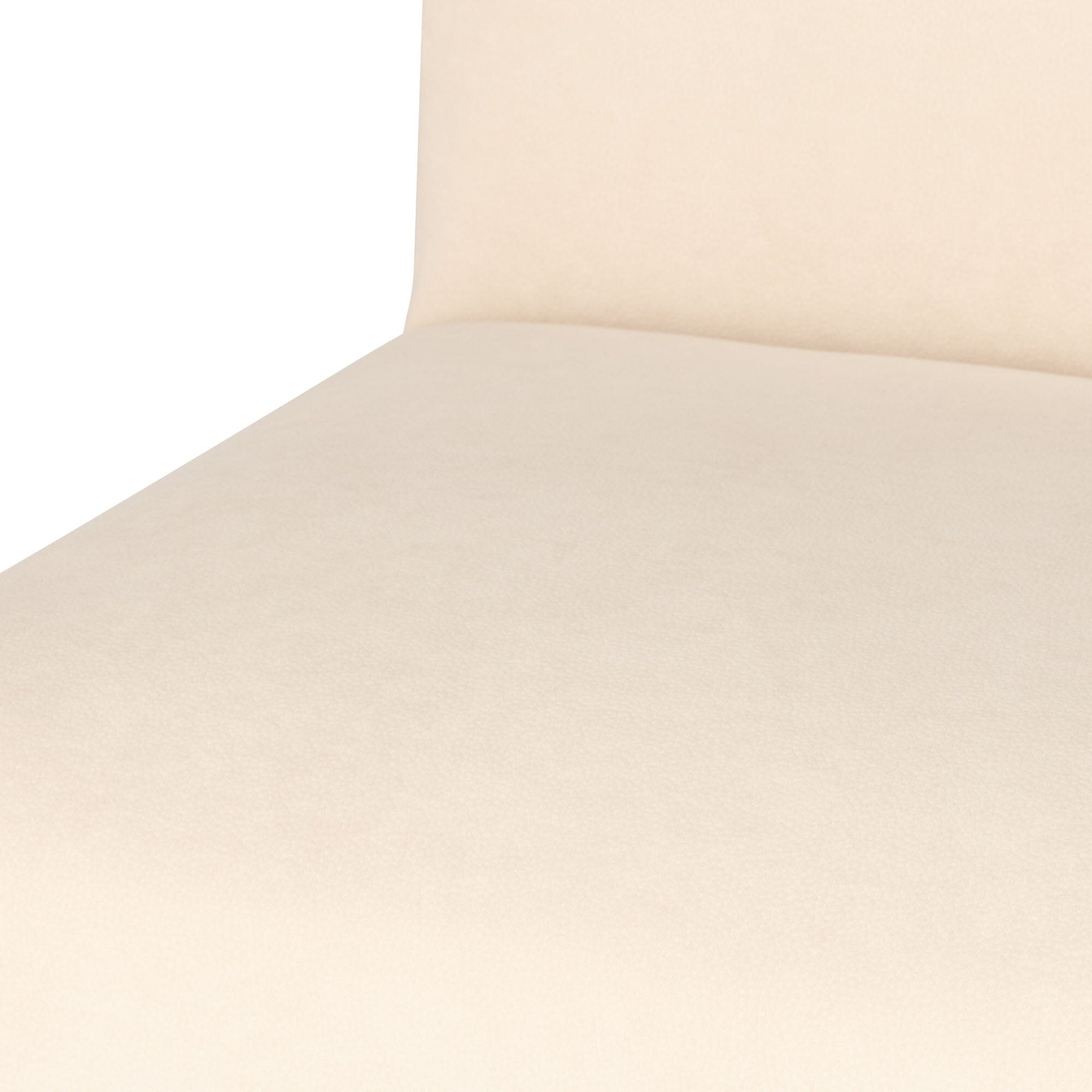 Aurea Armless Sofa 2 Seater Beige