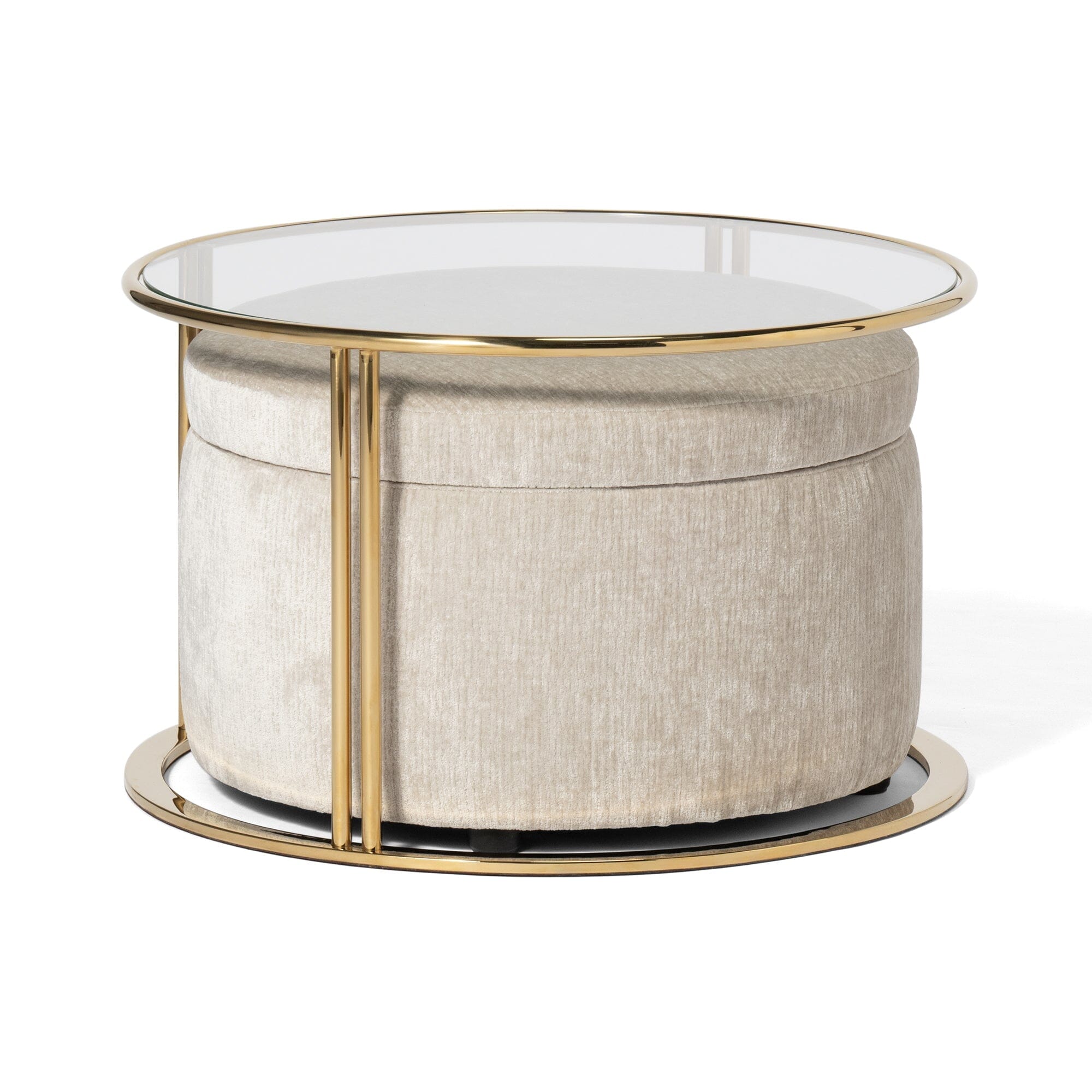 Verna Ottoman  Beige (W560)