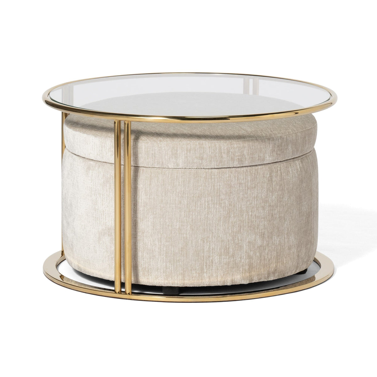 Verna Ottoman  Beige (W560)