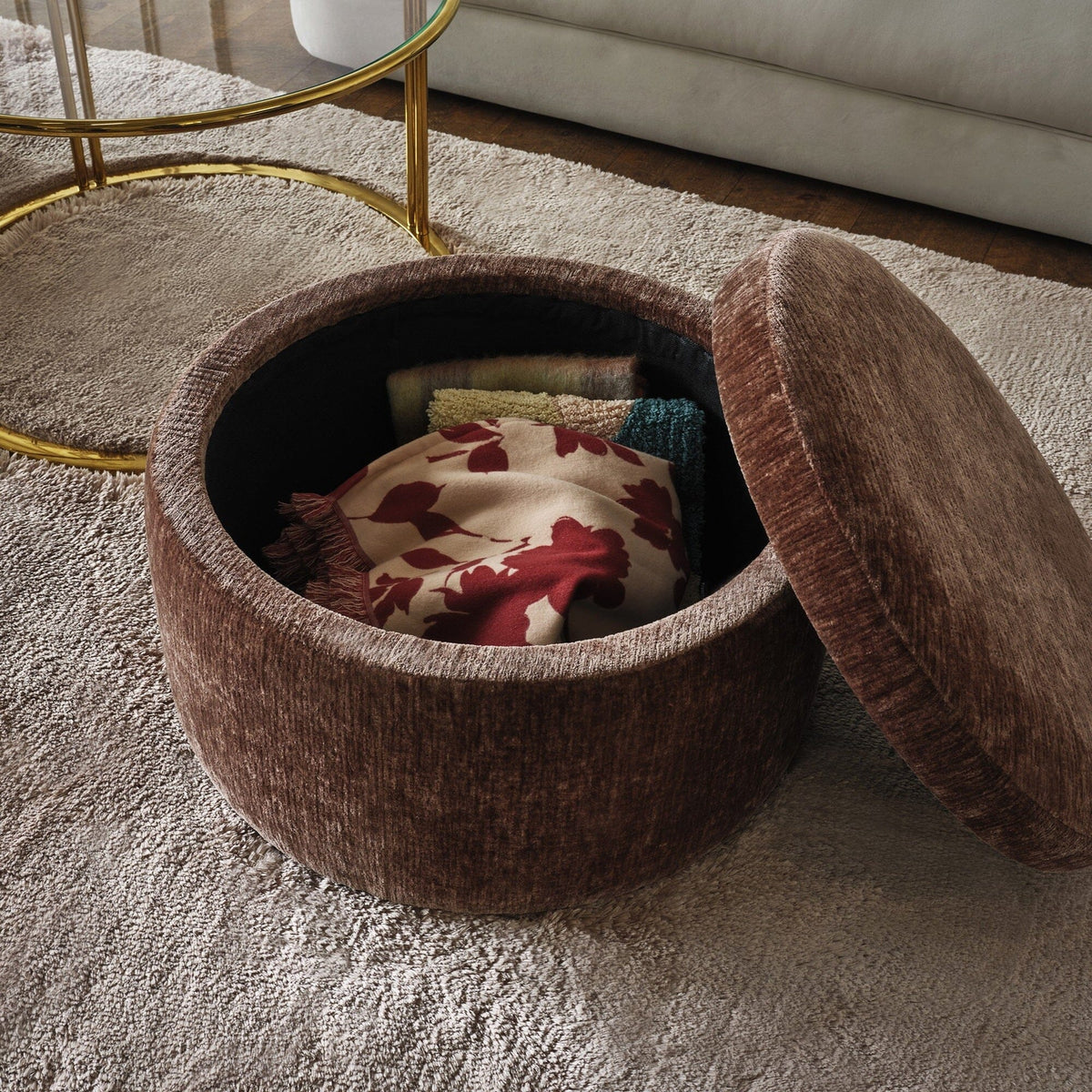Verna Ottoman Brown (W560)