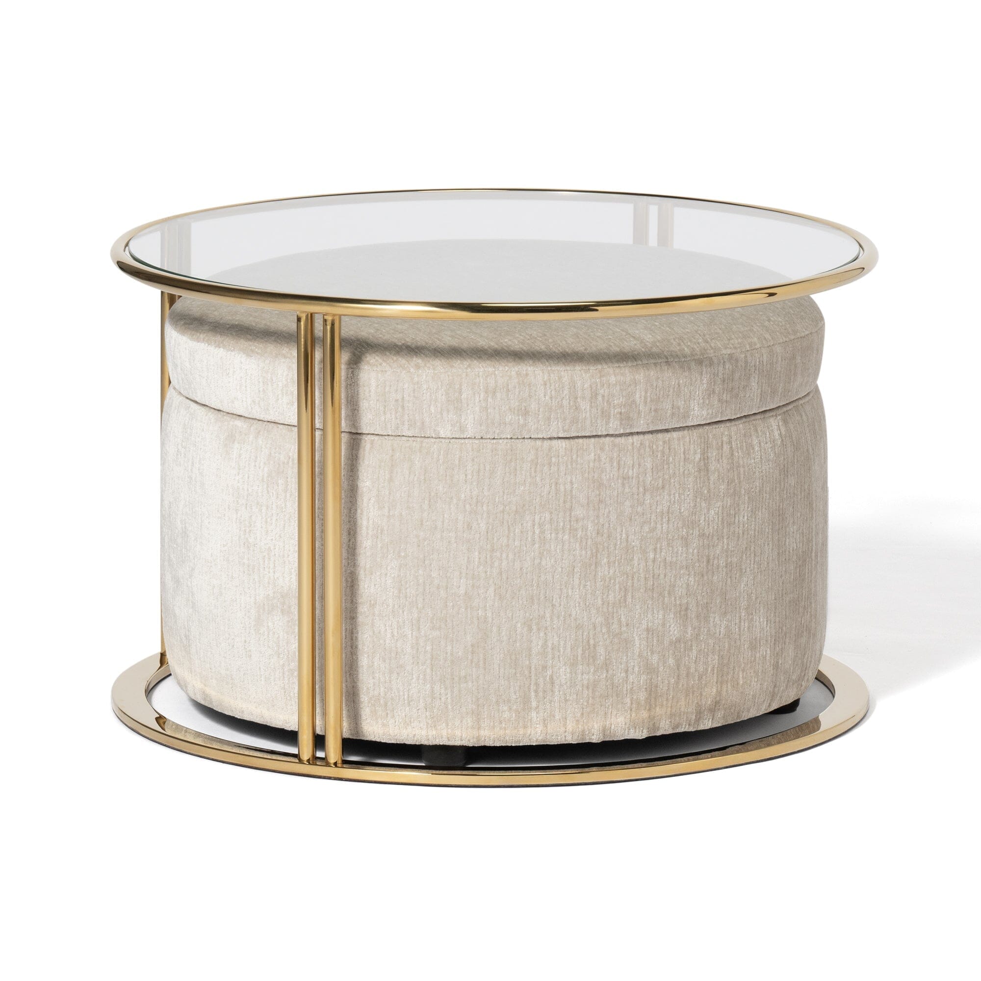 Verna Ottoman Dark Gray (W560)