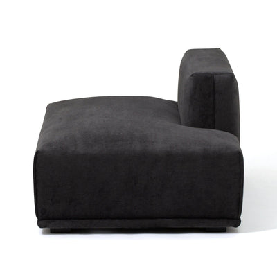 Mehne Sofa Left Black (W1460 × D810 × H580)