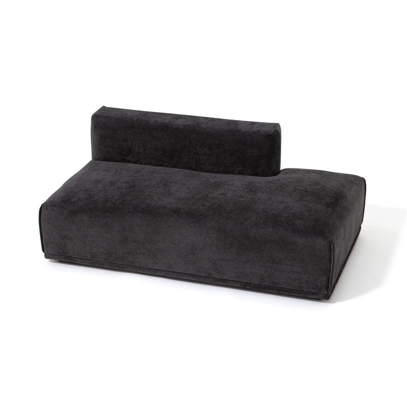 Mehne Sofa Left Black (W1460 × D810 × H580)