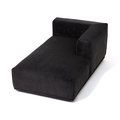 Mehne Couch Right Black (W810×D1460×H580)