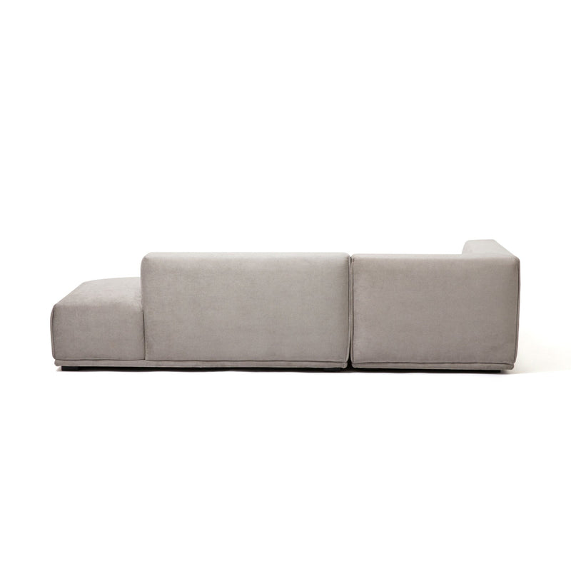 Mehne Couch Left Light Gray (W810×D1460×H580)