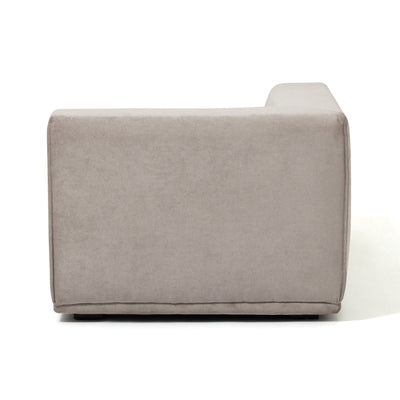 Mehne Couch Left Light Gray (W810×D1460×H580)