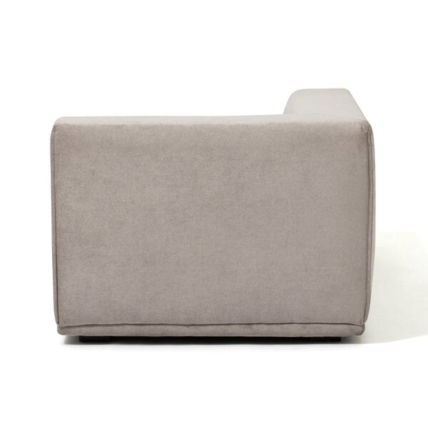 Mehne Couch Left Light Gray (W810×D1460×H580)