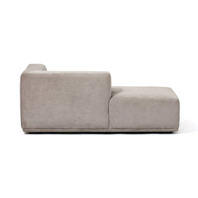 Mehne Couch Left Light Gray (W810×D1460×H580)