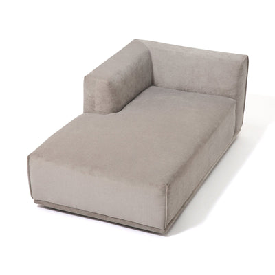 Mehne Couch Left Light Gray (W810×D1460×H580)