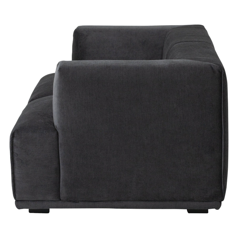 Mehne Arm Sofa Right Black (W810 X D810 X H580)