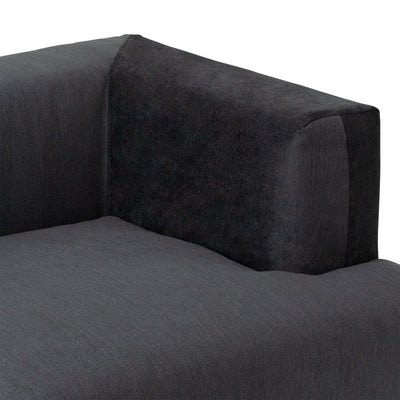 Mehne Arm Sofa Right Black (W810 X D810 X H580)