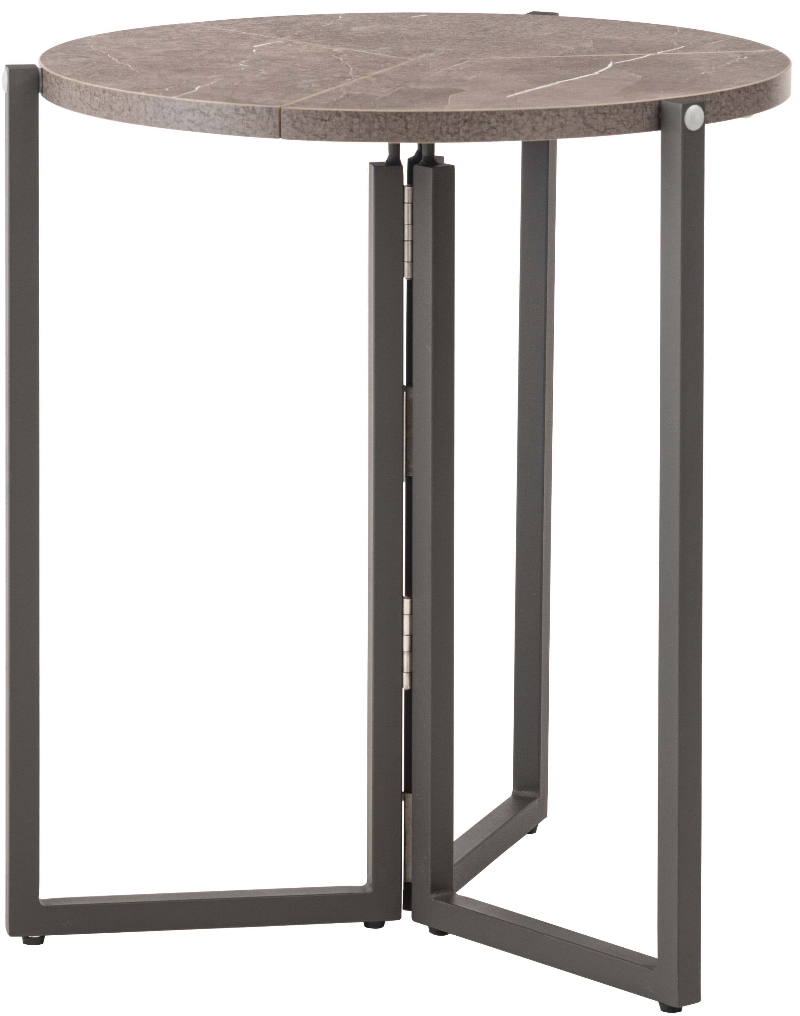 Folding Table Round  60 Gray