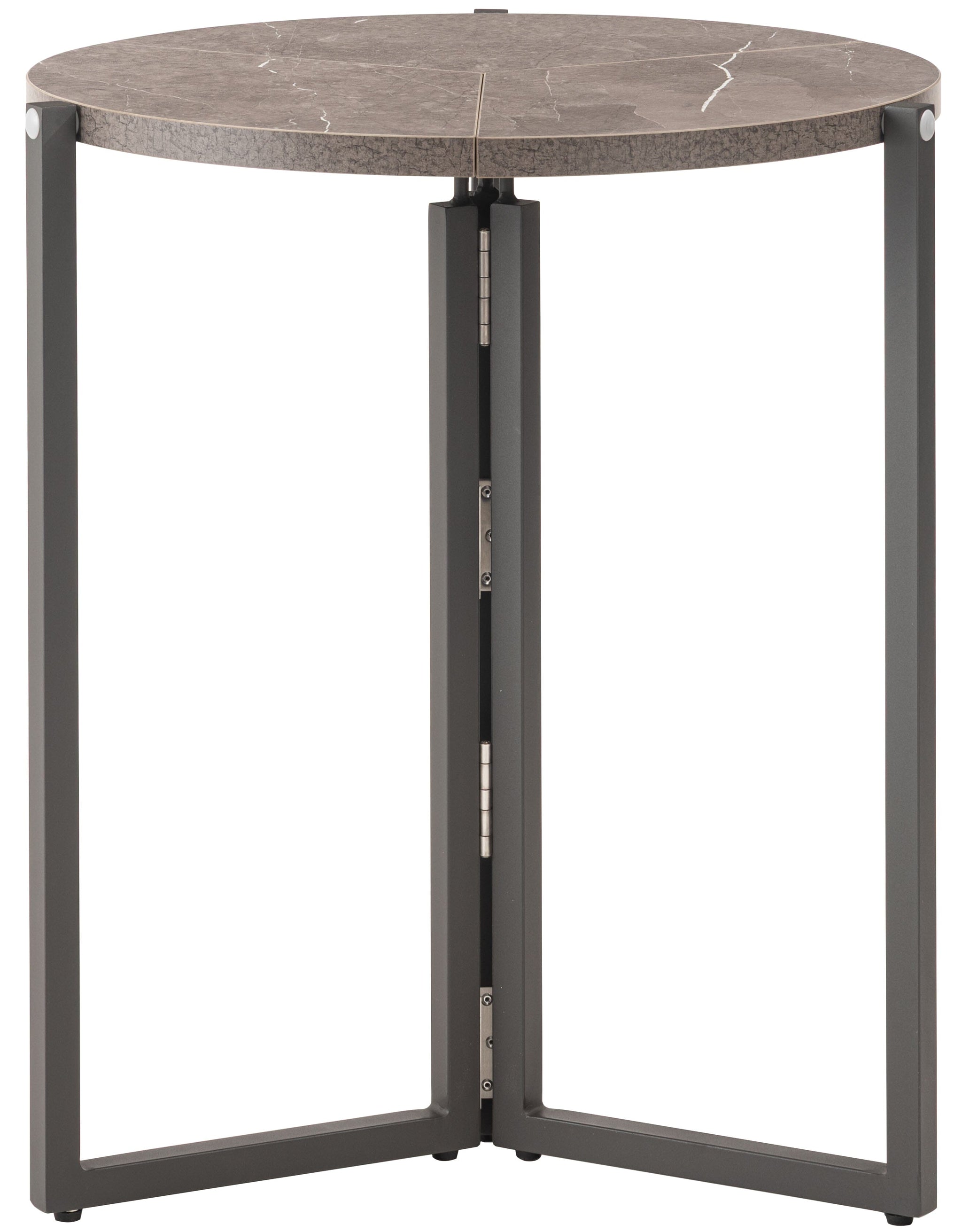 Folding Table Round  60 Gray