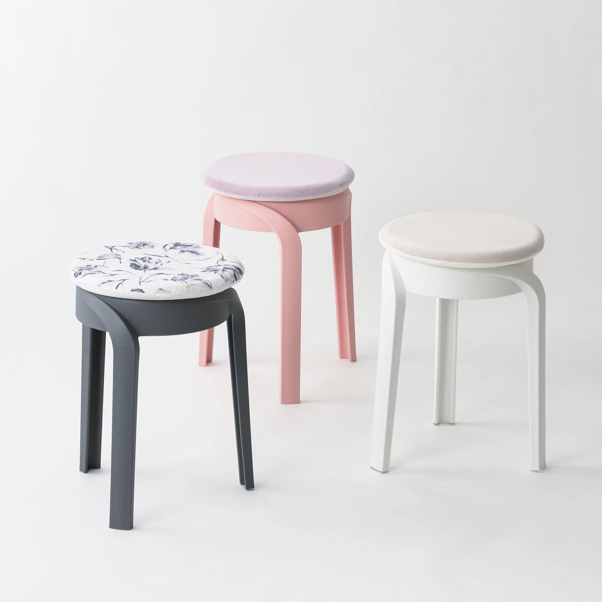 VORTEX 凳 灰色 (W350 × D350 × H455)