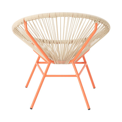 LOTUS 椅子 米色 X 橙色