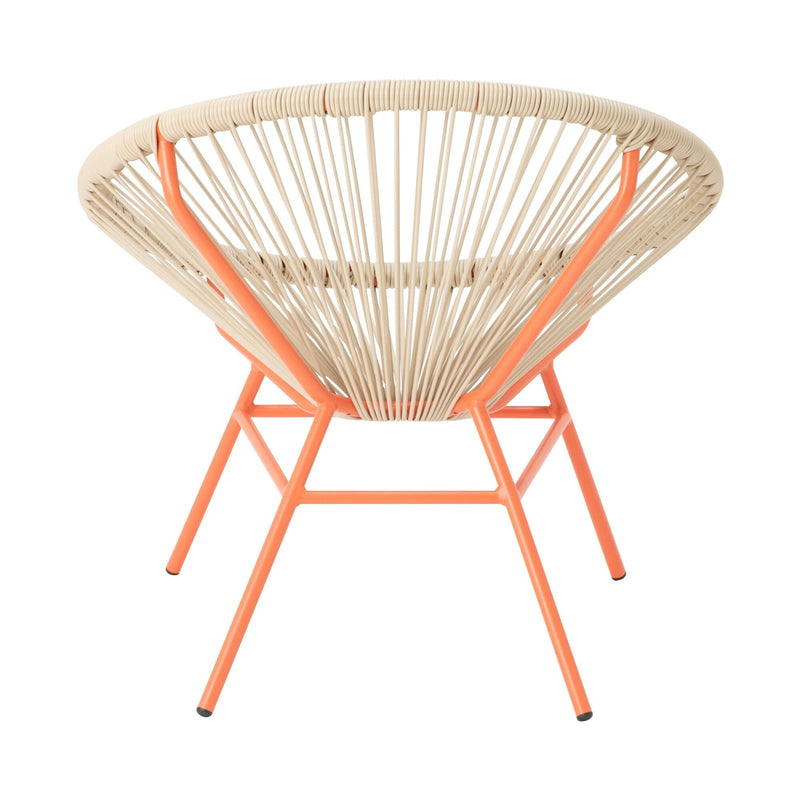 LOTUS 椅子 米色 X 橙色