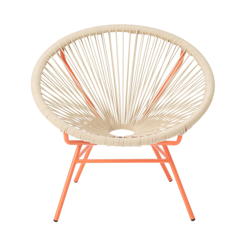 LOTUS 椅子 米色 X 橙色