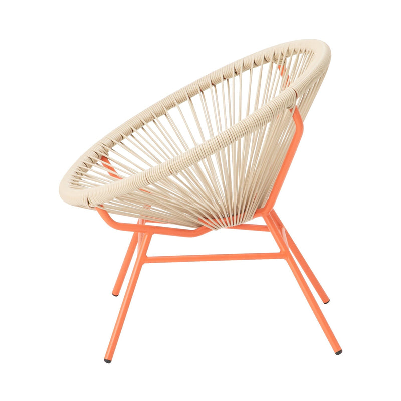 LOTUS 椅子 米色 X 橙色
