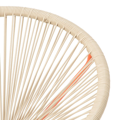 LOTUS 椅子 米色 X 橙色