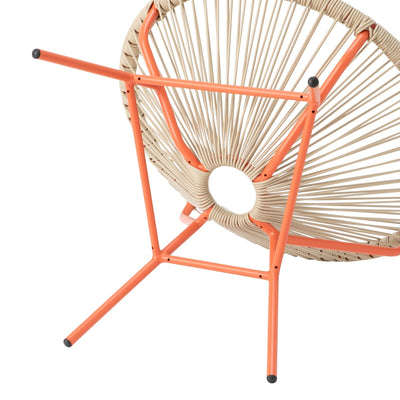 LOTUS 椅子 米色 X 橙色