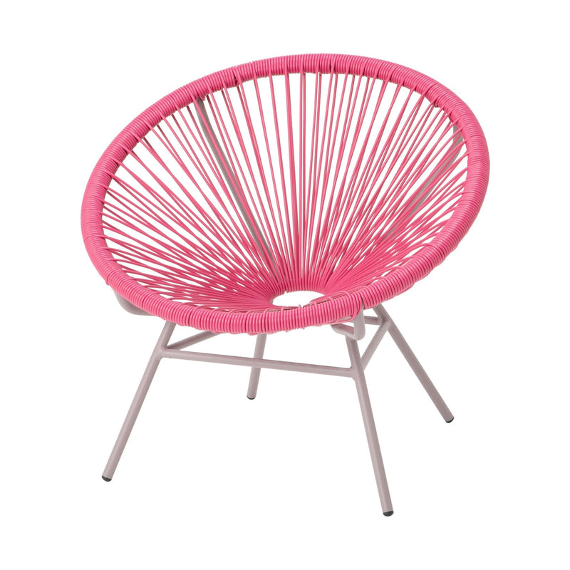 LOTUS 椅子 粉紅色 X 灰色