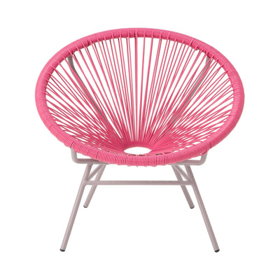 LOTUS 椅子 粉紅色 X 灰色