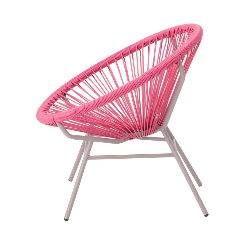 LOTUS 椅子 粉紅色 X 灰色