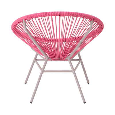 LOTUS 椅子 粉紅色 X 灰色