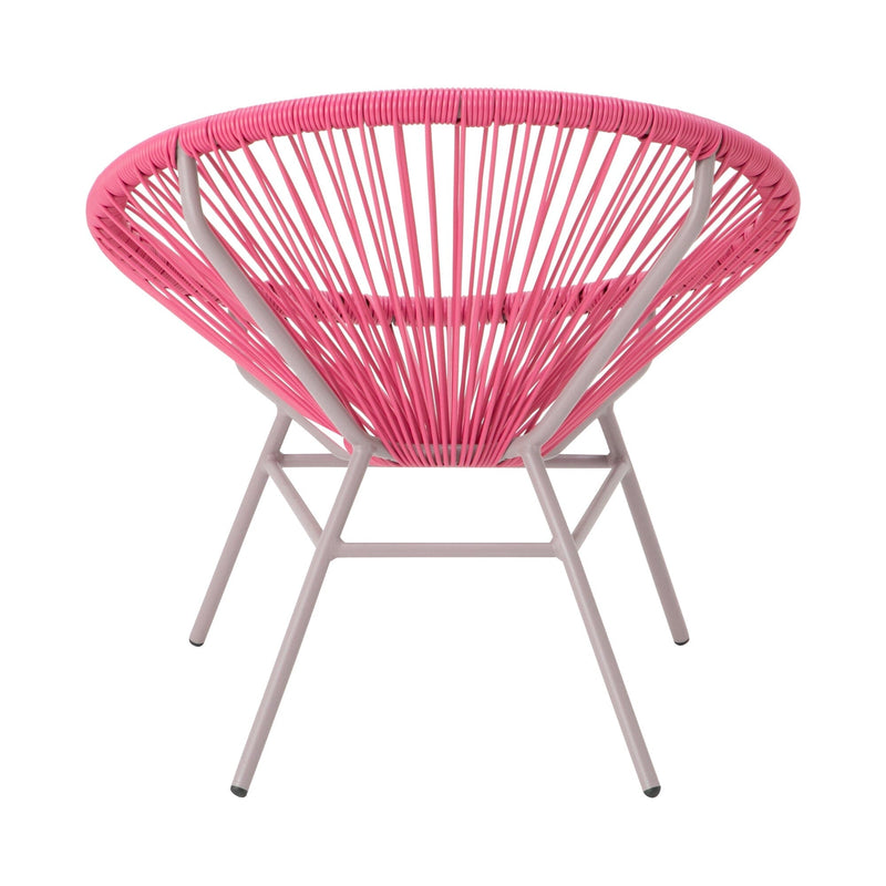 LOTUS 椅子 粉紅色 X 灰色